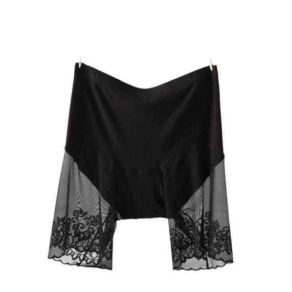 Sicherheits-Shorts für Damen mit hohem Bund und Po-Lifting: Formgebend, Bauchstraffend, Atmungsaktiv, Fünf-Punkt-Länge, Keine Unterwäsche nötig.
