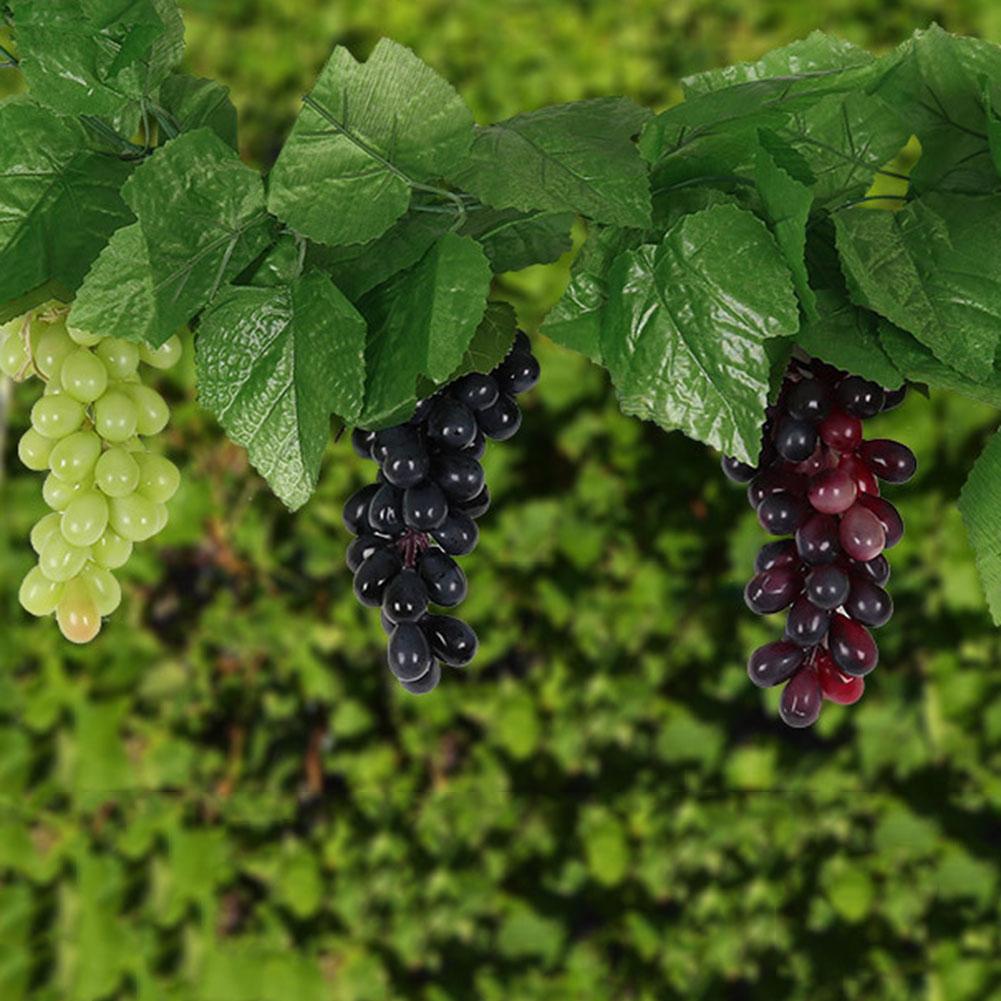 1 Pcs Decoration Grapes Bunch Wine Grapes Artificial Fruit Artificial Vegetables Simulated Fruit Props Accessories