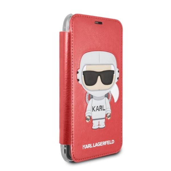 Karl Lagerfeld Klflbkpxkscore Iphone X/ Xs Bookcase Czerwony/Red Karl Space Cosmonaut