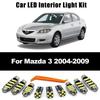 8Pcs LED Bulbs Interior Reading Dome Map Trunk Glove Box Light Kit For Mazda 3 Mazda3 2004 2005 2006 2007 2008 2009 Accessories