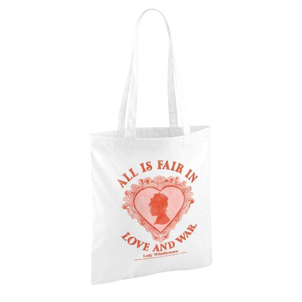 Bridgerton Love And War Lady Whistledown Reusable Tote Bag