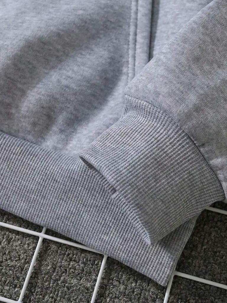 2026 Fashion New Arrival Plus Size Womens Heart Letter Graphic Print Pocket Drawstring Hoodie Winter Casual Sweatshirt Basic Top T Shirt