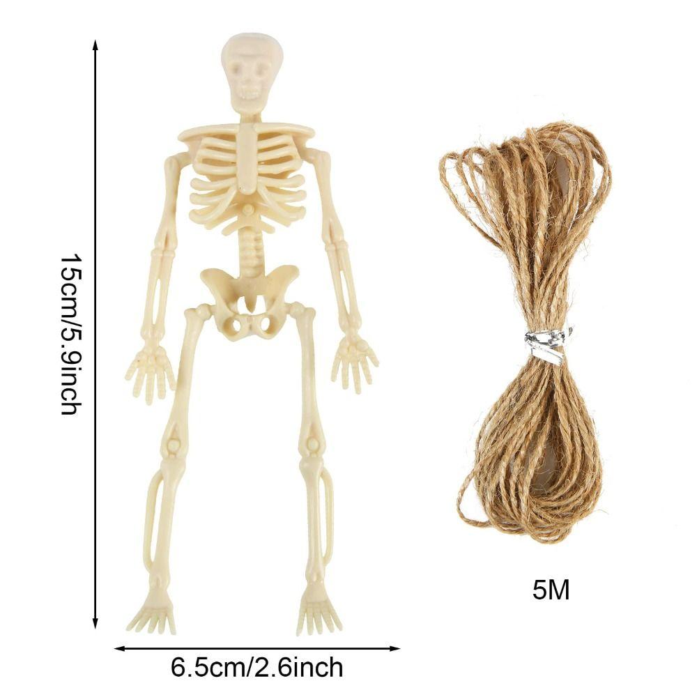 Craft Haunted House Mini Skeleton Figurines Decoration Props Small Skeletons  Outdoor Ornaments