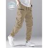 Autumn New Tied Tote Overalls Men's Trend Versatile Outdoor Multi-bag Pants Men's Summer Thin Casual Sweatpants