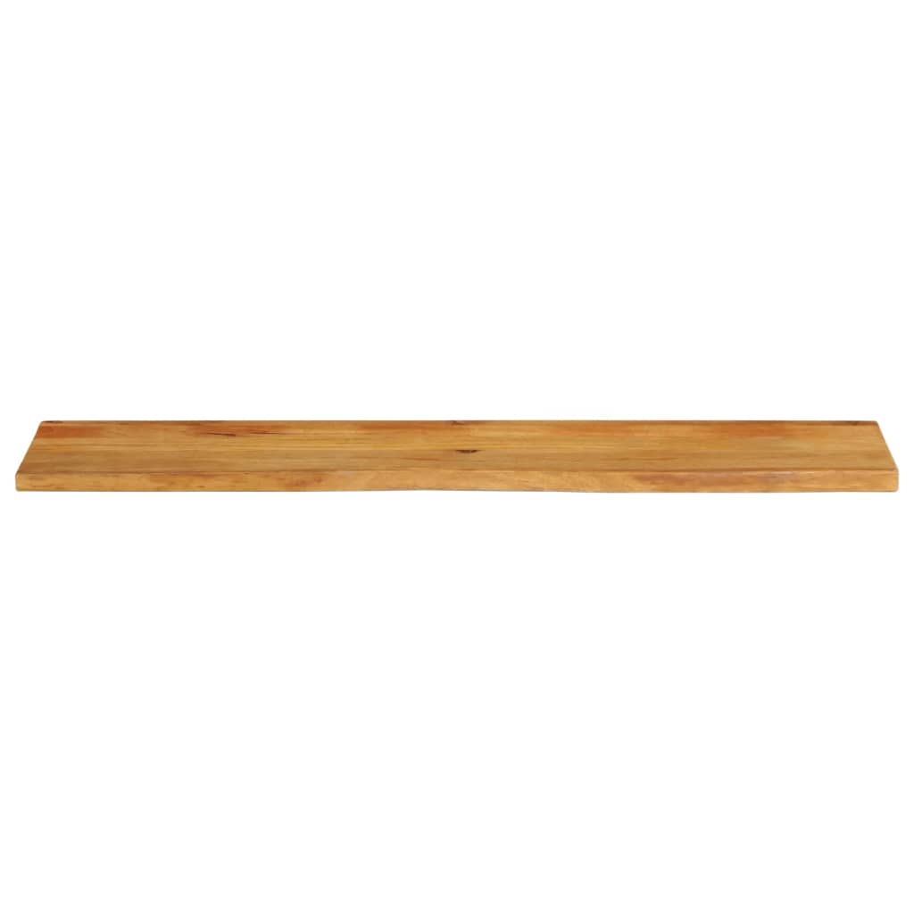 Solid Mango Wood Table Top with Natural Edge 160 x 20 x 3.8 cm