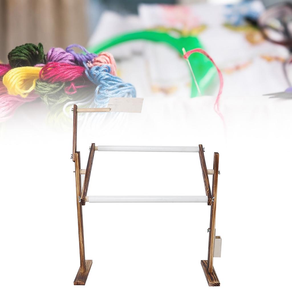 Embroidery Stand 360 Degree Rotation   Height   Embroidery Frame with Stand Embroidery Stand Wooden Frame for   Stitch Embroidery 40