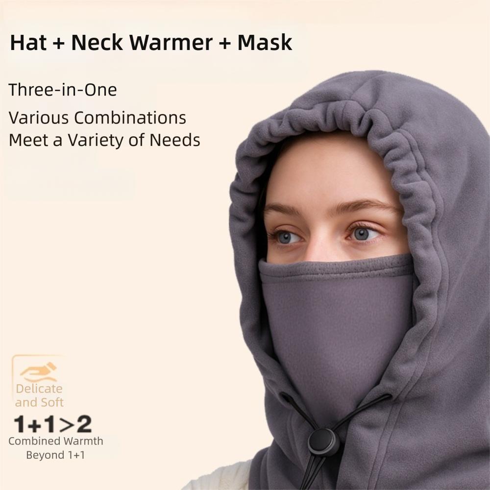 Windproof Pullover Hats Cold Proof Ear Protection Cap Fashion Balaclava Hat Winter
