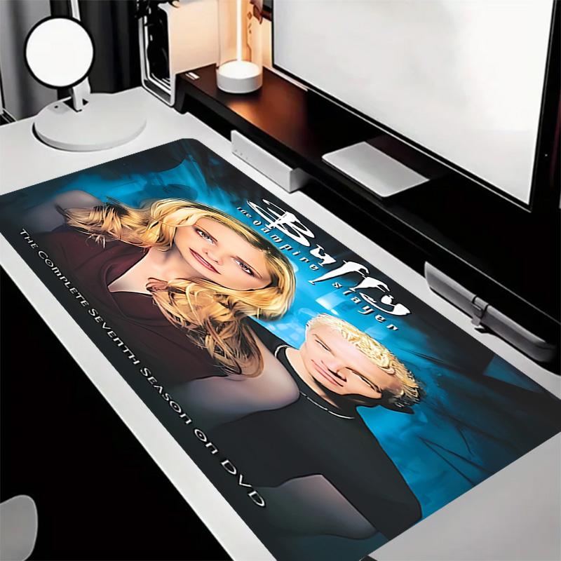 Buffy the Vampire Slayer Theme Premium Non-slip Mouse Pad with Stitched Edges,Durable Rubber Material,for Desktop & Gaming Great Gifts