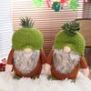 Cartoon Gesichtslos Puppen Grüne Zwerg Puppe Kobold Ornament Sukkulenten Gnome Puppe Weihnachten