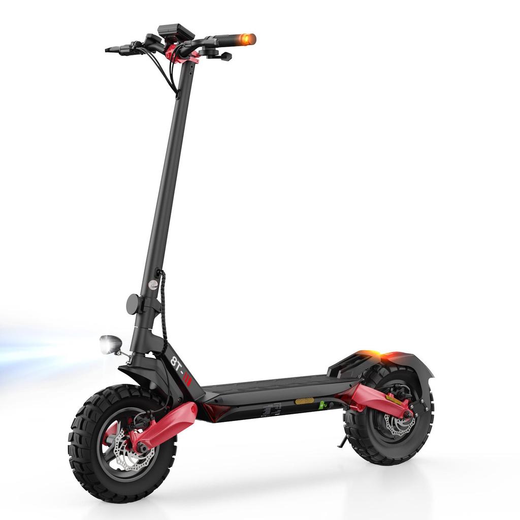 ISINWHEEL T8 Terénní elektrická koloběžka 500W motor 48V15Ah baterie Město Venkovní 10palcové terénní pneumatiky EScooter