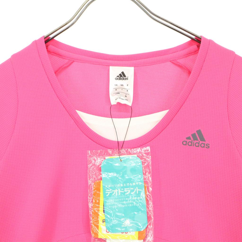 unused adidas one point Short sleeve T-shirt M pink UPF50+ Women Used