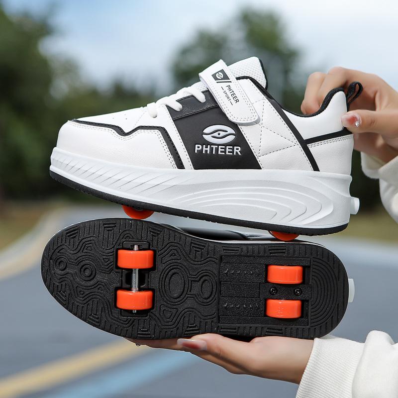 

Новые детские беговые туфли, беговые туфли для мальчиков, автоматические роликовые коньки для школьников, четырехколесные спортивные роликовые туфли, роликовые туфли для девочек 40