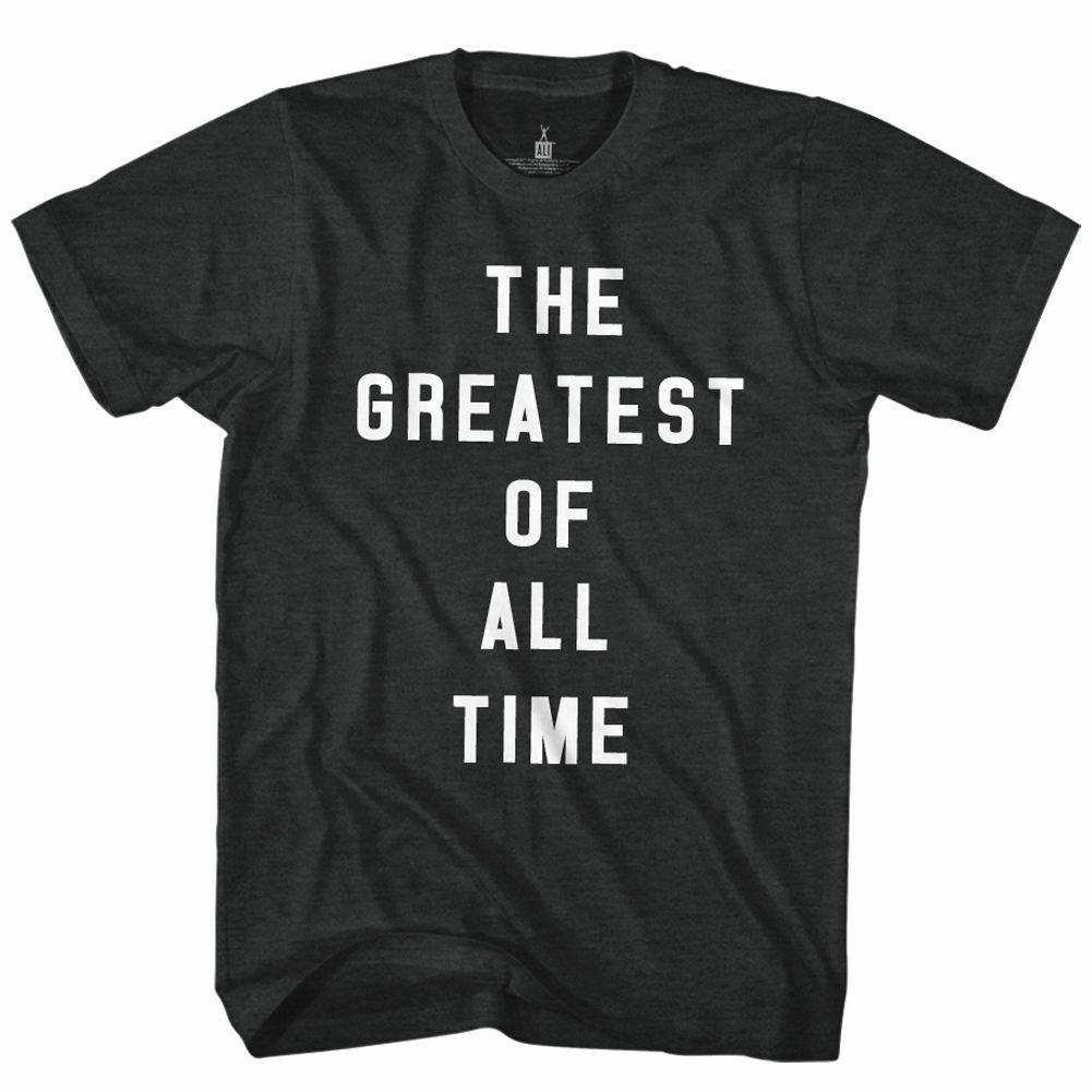 Muhammad Ali GOAT Black Heather Adult T-Shirt L