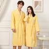 Unisex Cotton Bathrobe: Absorbent Towel Material for Home, Hotel, Spa & Sauna