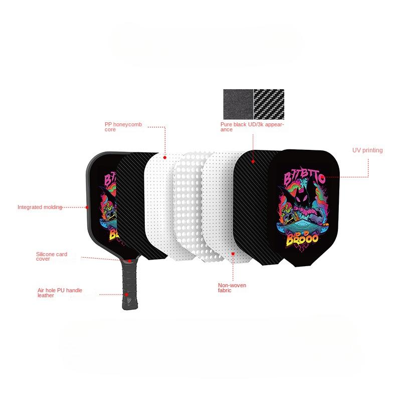 Peak Racket Peak Racket Carbon Fiber Professional Racket Set Peak Racket