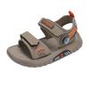Boys Beach Shoes Soft Sole Handsome Children Sandals Non-slip Trendy 2025 Summer New Kids Sports Sandals Comfortable Hook&loop