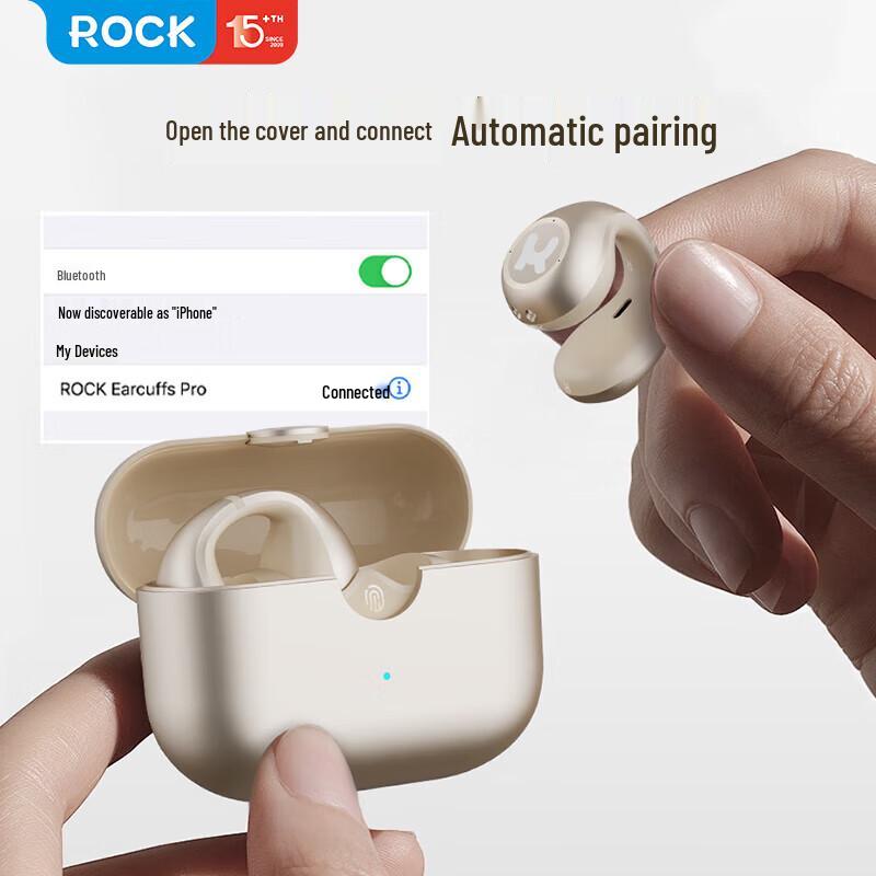 ROCK RAU0764 True Wireless Open-Ear Sport Earbuds with Noise Cancellation
