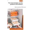 Refrigerator Drawer Type Egg Storage Box Transparent Thickened 32 Grid Egg Box Food Grade Double Layer Can Be Stacked Fresh-keeping Box