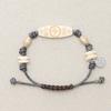 Geätztes Armband (Frieden) blau