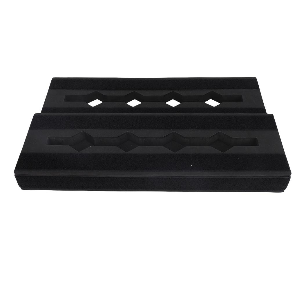 Gitarren-Pedalboard EVA Rutschfest Tragbar Modular Gitarren-Effektpedalboard Halterung für 6 bis 10 Effektpedale