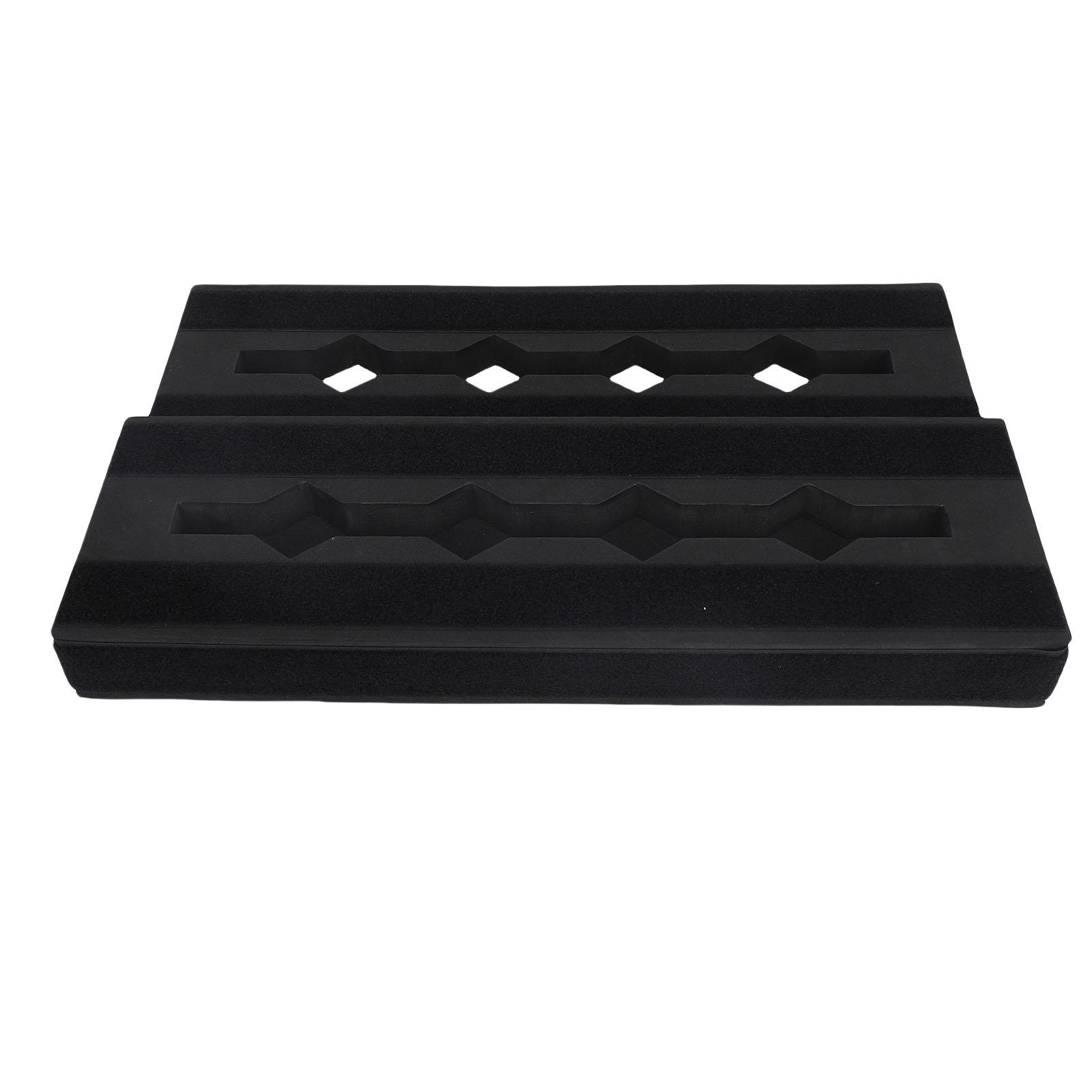

Guitar Pedal Board EVA Anti Slip Portable Modular Guitar Effects Pedalboard Support for 6 to 10 Effect Pedals