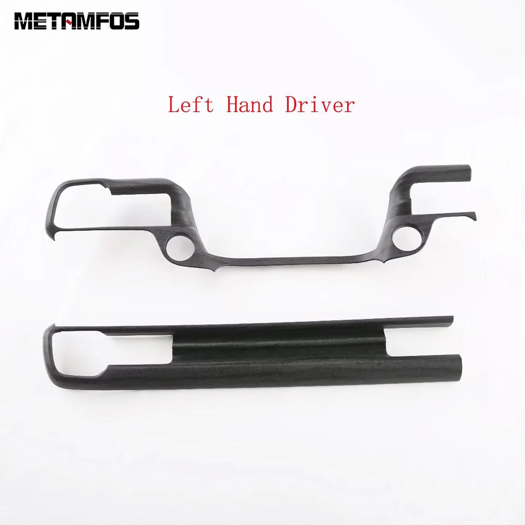 For Honda HR-V e:HEV e:Ny1 RV5 Vezel   2024 2025 Carbon Fiber Center Console Dashboard Panel Strip Trim Car Accessories
