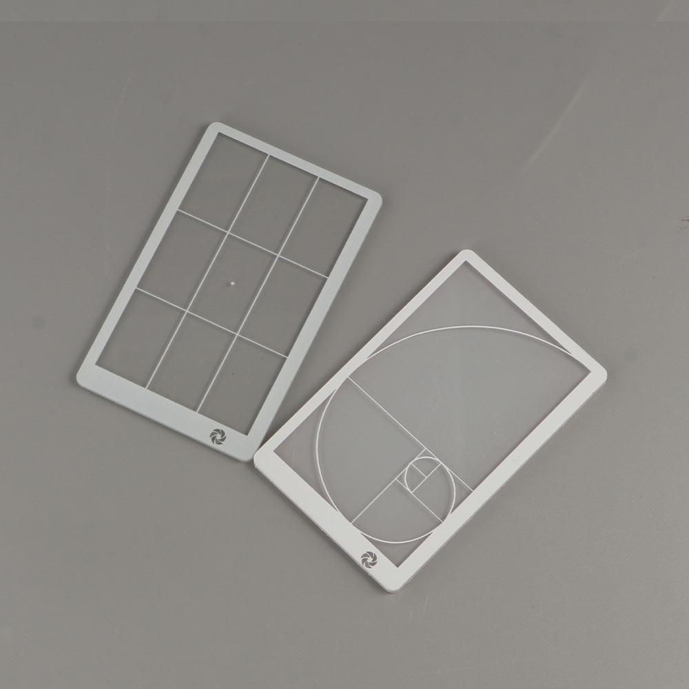 Transparent Golden Ratio Ruler Composition Fibonacci Viewer Viewfinder Ruler Art Tool