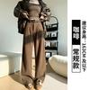 Corduroy Pants Suit Pants Women's Fashionable And Versatile High Waist Casual Pants Loose Mopping Trousers