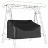 2-Seater Garden Swing Cover, Waterproof Protective Cover, Windproof and UV-Resistant, 420D Oxford Fabric