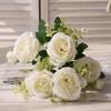 Peonia di Lusso Fiore di Loto Europeo Rugiada Composizione Floreale per Arredo Interno