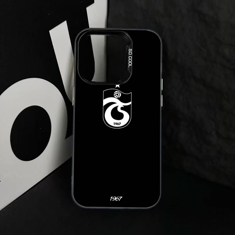 T-Trabzonspor Handyhülle Für iPhone 17,16,15,14,13,12,11 Plus,Pro Max,XS,Bunte Silberne Handyhülle Funda Cover