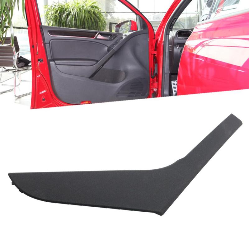 

Matte Black Car Front Left Interior Door Pull Handle Cover Trim ABS Fit for VW Golf 6 MK6 2009 2010 2011 2012 2013 5K4868039A