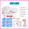 DIY Shoes Crocheted Material Hand-woven Summer Hook Soles Anti-kick Rubber Soles+Hollow Line Knitted Slippers Short Boots