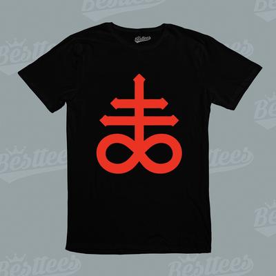 Satanic Goat Cross Eliphas Baphomet Alchemy T-Shirt Unisex T-Shirt