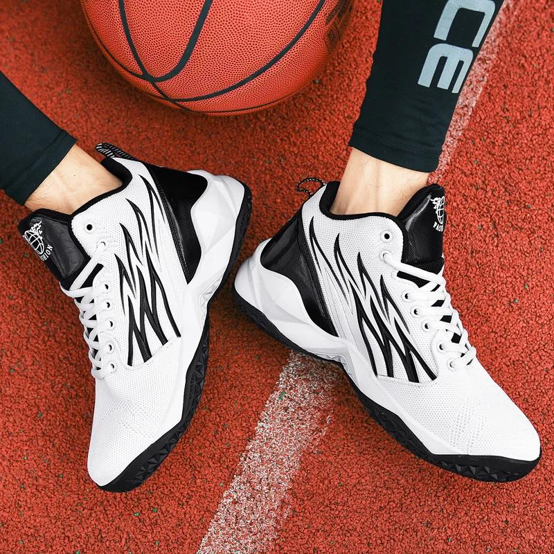 Fashion New Men Basketball Shoes Non-Slip Free Shipping Breathable Original Training Sports Male Comfortable Basketball Sneakers Shoes