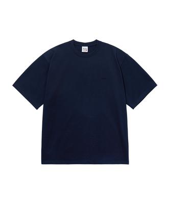 Kaepidijain Basic Cotton Half T-Shirt (Navy)