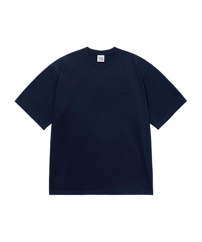Kaepidijain Basic Cotton Half T-Shirt (Navy)