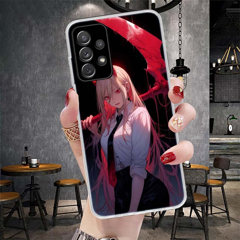 C-Chainsaw Mans Power Soft Phone Case For Samsung Galaxy A13 A14 A15 A16 A17 A53 A54 A55 A56 A57 A33 A34 A35 A36 A37 A23 A24 A25