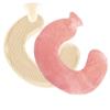 New 1L Portable Neck Washable Warm Protective Hot Water Bag Cover Hand Feet U Shaped Removable Explosion Proof Hot Water Bag