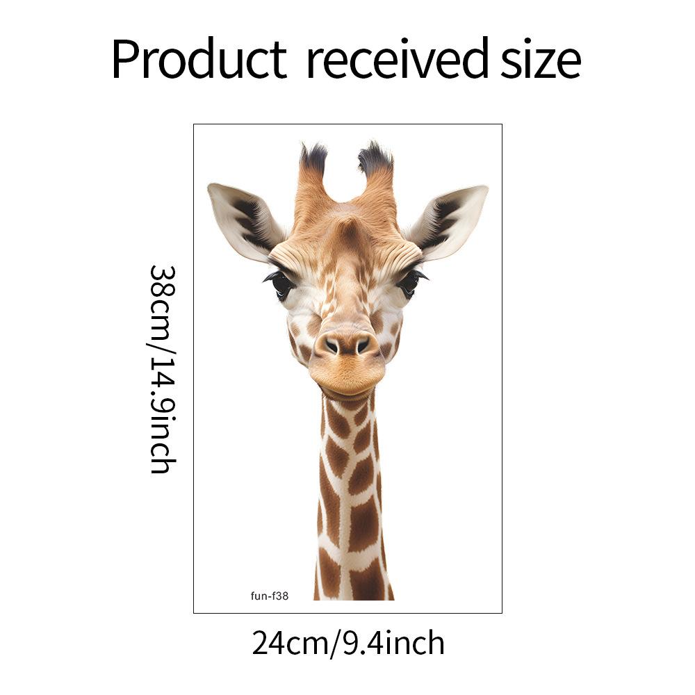 

Электростатические УФ-жирафы стеклянные двери и окна украшения стен дома настенные наклейки 24*38CM/fun-f38
