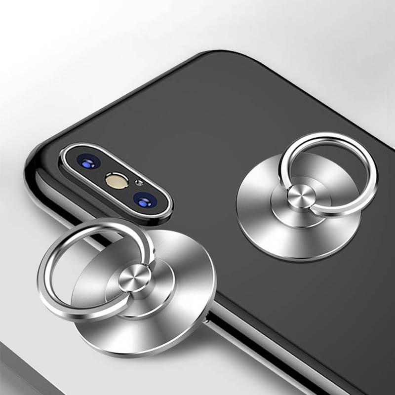 

304 Stainless Steel Phone Back Ring Buckle Rotatable Adhesive Cellphone Holder Kickstand
