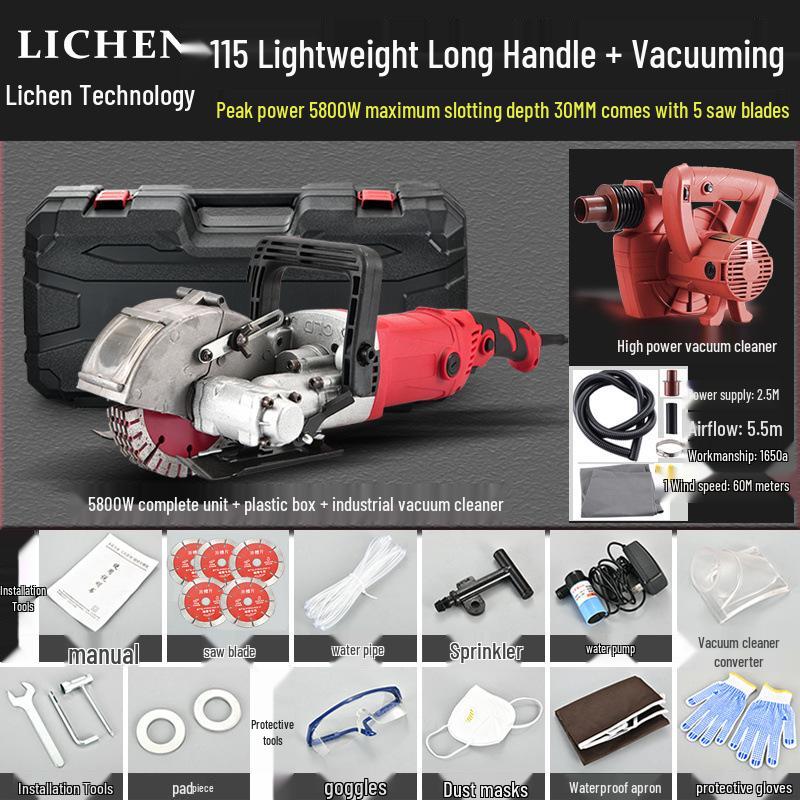 Lichen Tech Dust-Free Concrete Cutting & Installation Tool
