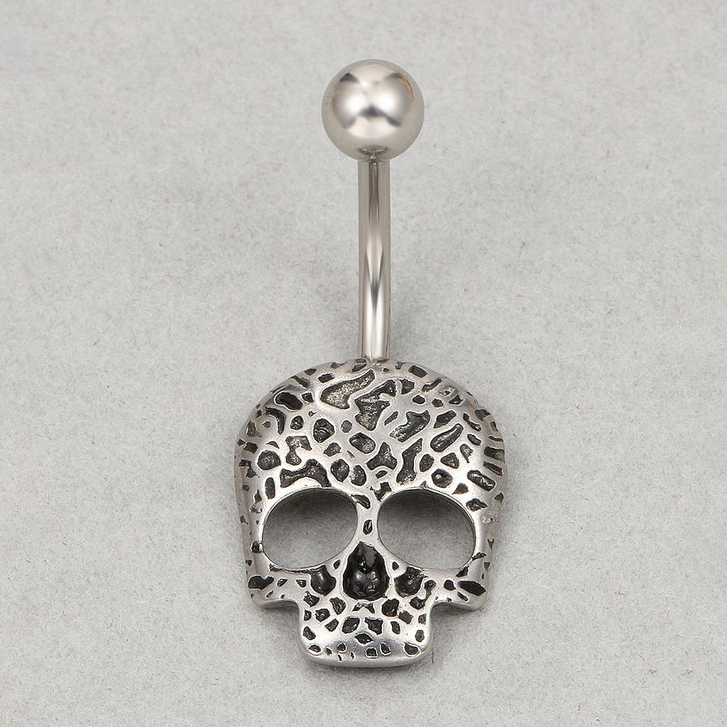CZ Cross & Heart Belly Button Ring Set, Gold & Silver Tone Dangling Navel Piercing Jewelry