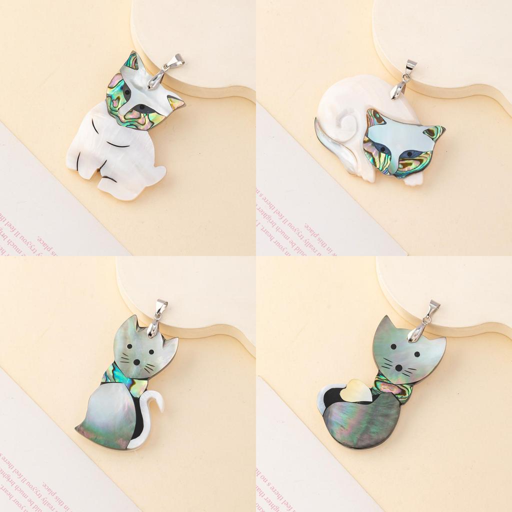 Seashell Animal Pendant With Beads For Handmade Jewelry And Gift Making