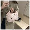 Koreaanse Ruit Herfst/Winter Handtas - High-End Geborduurde Kleine Tote