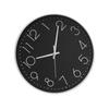 8 Inch Silent Wall Clock Non Ticking Decorative Easy To Read Round Wall Clock for Home Livingroom
