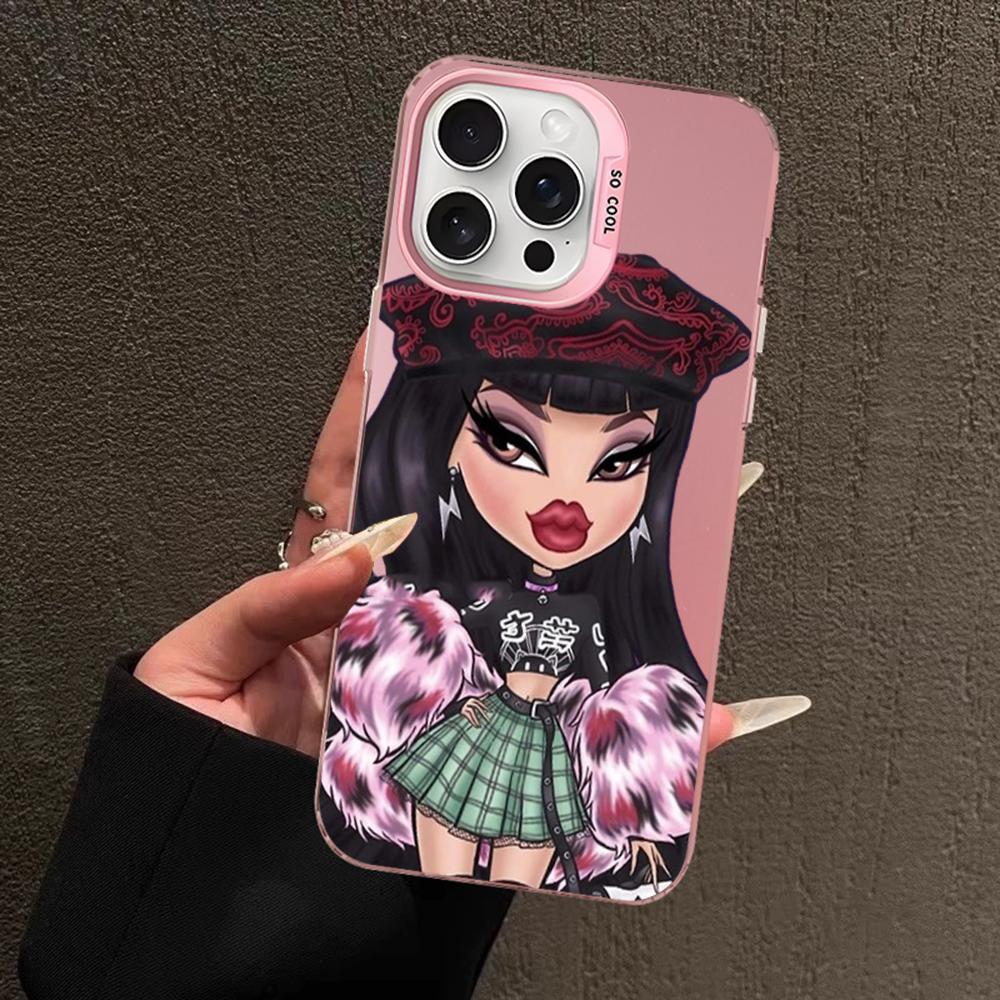 Fashion B-Bratz D-Doll Phone Case For IPhone 16 15 14 13 12 11 Pro Max X XR XSMAX 8 7 Plus Matte Shockproof Back Cover