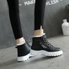 Scarpe invernali da donna Sneakers stringate da donna Stivaletti da neve Calde impermeabili con plateau Botas Calzature da donna