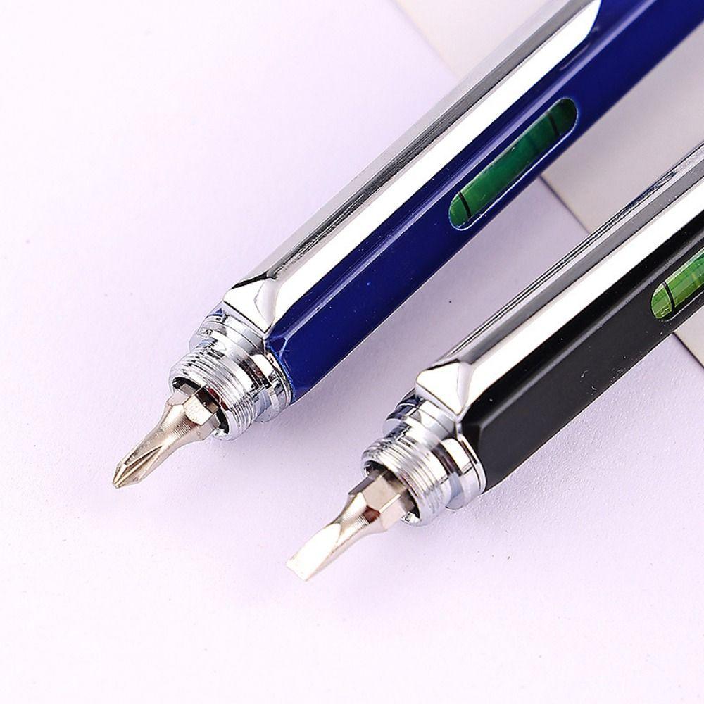 7 in 1 Multi-function Tool Pen Measurement Ruler Ballpoint Pen  Stylus  Writing