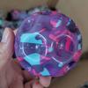 Useful Hole Galaxy Soft Bouncy Ball Anti-Fall Moon Shape Porous Bouncy Ball Popping Sensory Fidget Toy Adult Kids Stress Relief